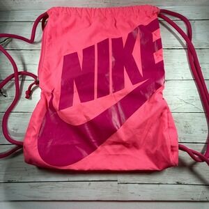 Nike Heritage Drawstring Gym Sack Cinch Bag Pink Magenta BA5351-615 Backpack